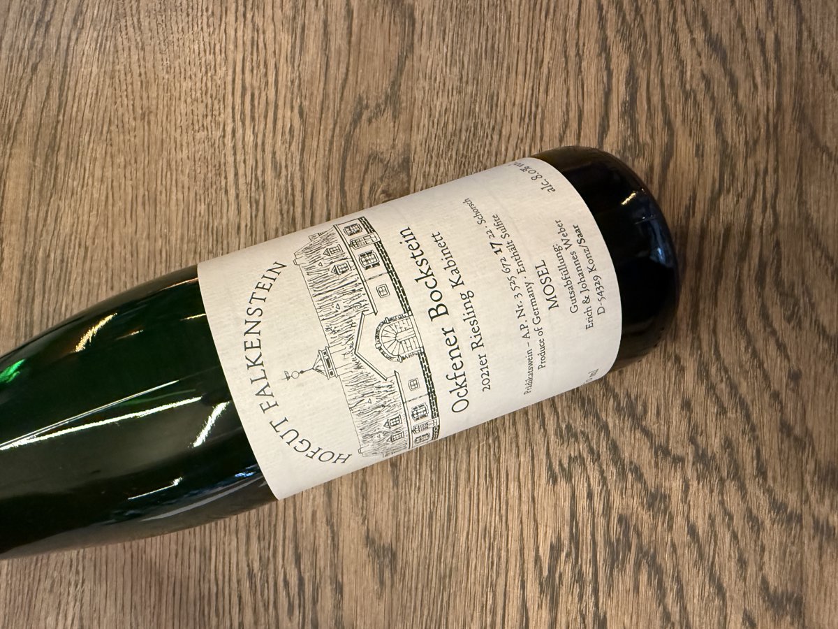 OCKFENER BOCKSTEIN RIESLING KABINETT AP17 SCHORCH VOL 8.0 2021